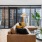 2 Bedroom living room with floor to ceiling windows at The Saint Grand